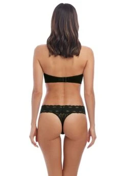Wacoal Halo Lace Black Strapless Bra Wacoal 11 Wacoal Halo Lace Black Strapless Bra Wacoal -Lingerie Store Wacoal Halo Lace Strapless Black bra back 2 Knicker Locker