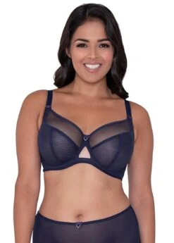 Curvy Kate Victory Navy Balcony Bra Curvy Kate
