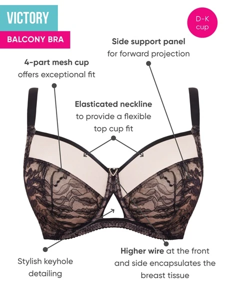 Curvy Kate Victory Allure Balcony Bra Curvy Kate 10 Curvy Kate Victory Allure Balcony Bra Curvy Kate - Image 8