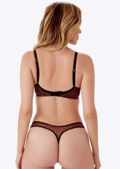 Gossard Glossies Red Leopard Thong Gossard 10 Gossard Glossies Red Leopard Thong Gossard -Lingerie Store gossard glossies leopard red bra thong back knicker locker