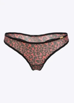 Gossard Glossies Red Leopard Thong Gossard 11 Gossard Glossies Red Leopard Thong Gossard -Lingerie Store gossard glossies leopard red thong flat knicker locker