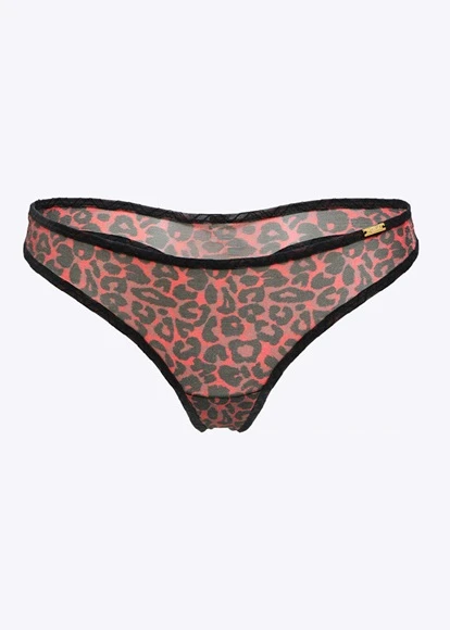 Gossard Glossies Red Leopard Thong Gossard 7 Gossard Glossies Red Leopard Thong Gossard - Image 5