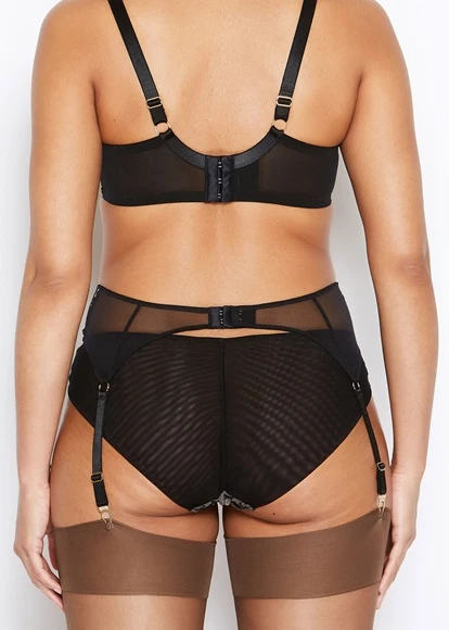 Katherine Hamilton Abrielle Black Suspender Belt Katherine Hamilton 5 Katherine Hamilton Abrielle Black Suspender Belt Katherine Hamilton - Image 3
