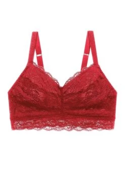 Cosabella Never Say Never Curvy Sweetie Red Bralette Cosabella -Lingerie Store never say never curvy bralette mystic red flat knicker locker