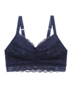 Cosabella Never Say Never Curvy Sweetie Navy Bralette Cosabella -Lingerie Store never say never curvy bralette navy flat knicker locker