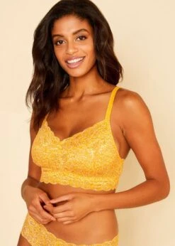 Cosabella Never Say Never Curvy Floral Sole Bralette Cosabella