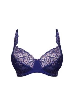 Pour Moi Forever Fiore Blue/Rose Full Cup Bra Pour Moi 7 Pour Moi Forever Fiore Blue/Rose Full Cup Bra Pour Moi -Lingerie Store pour moi forever fiore underwired full cup bra front knicker locker