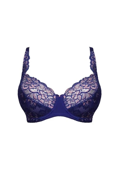 Pour Moi Forever Fiore Blue/Rose Full Cup Bra Pour Moi 5 Pour Moi Forever Fiore Blue/Rose Full Cup Bra Pour Moi - Image 3